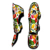 Vegetables And Vegan Fruits Print Pattern Muay Thai Shin Guards-grizzshop