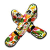 Vegetables And Vegan Fruits Print Pattern Muay Thai Shin Guards-grizzshop