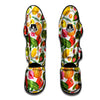 Vegetables And Vegan Fruits Print Pattern Muay Thai Shin Guards-grizzshop