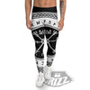 Vegvisir Viking Print Men's Leggings-grizzshop