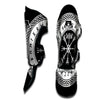 Vegvisir Viking Print Muay Thai Shin Guards-grizzshop