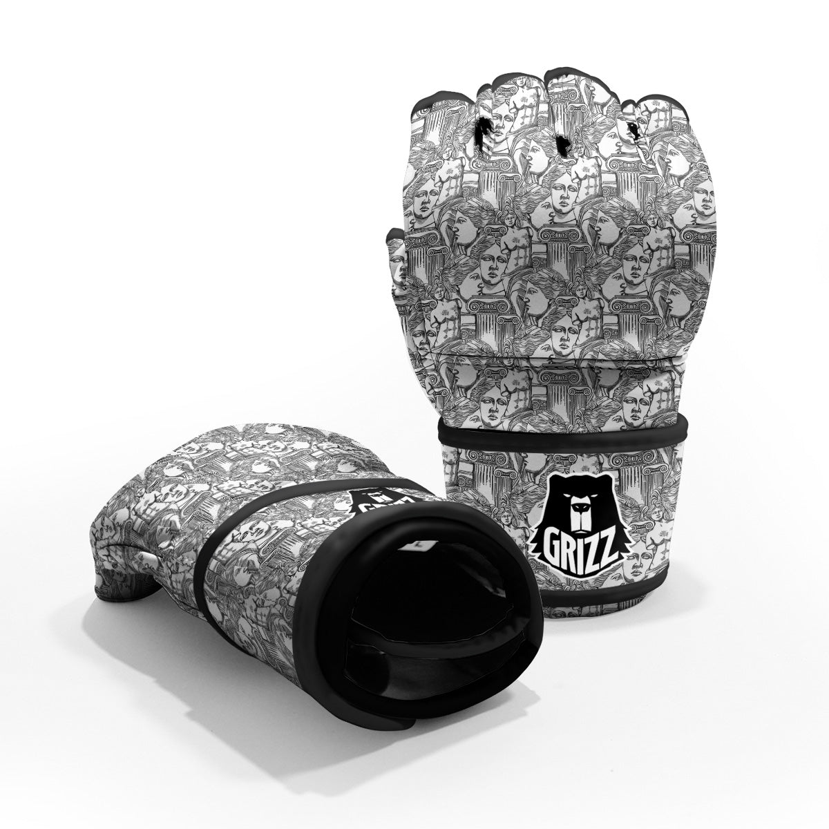 Venus Milos Print Pattern MMA Gloves-grizzshop