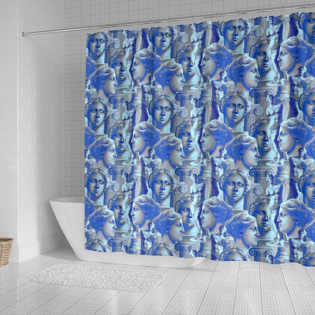 Venus Pattern Print Bathroom Shower Curtain-grizzshop