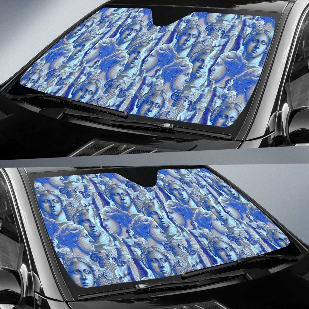 Venus Pattern Print Car Sun Shade-grizzshop