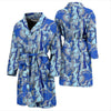 Venus Pattern Print Men Long Robe-grizzshop