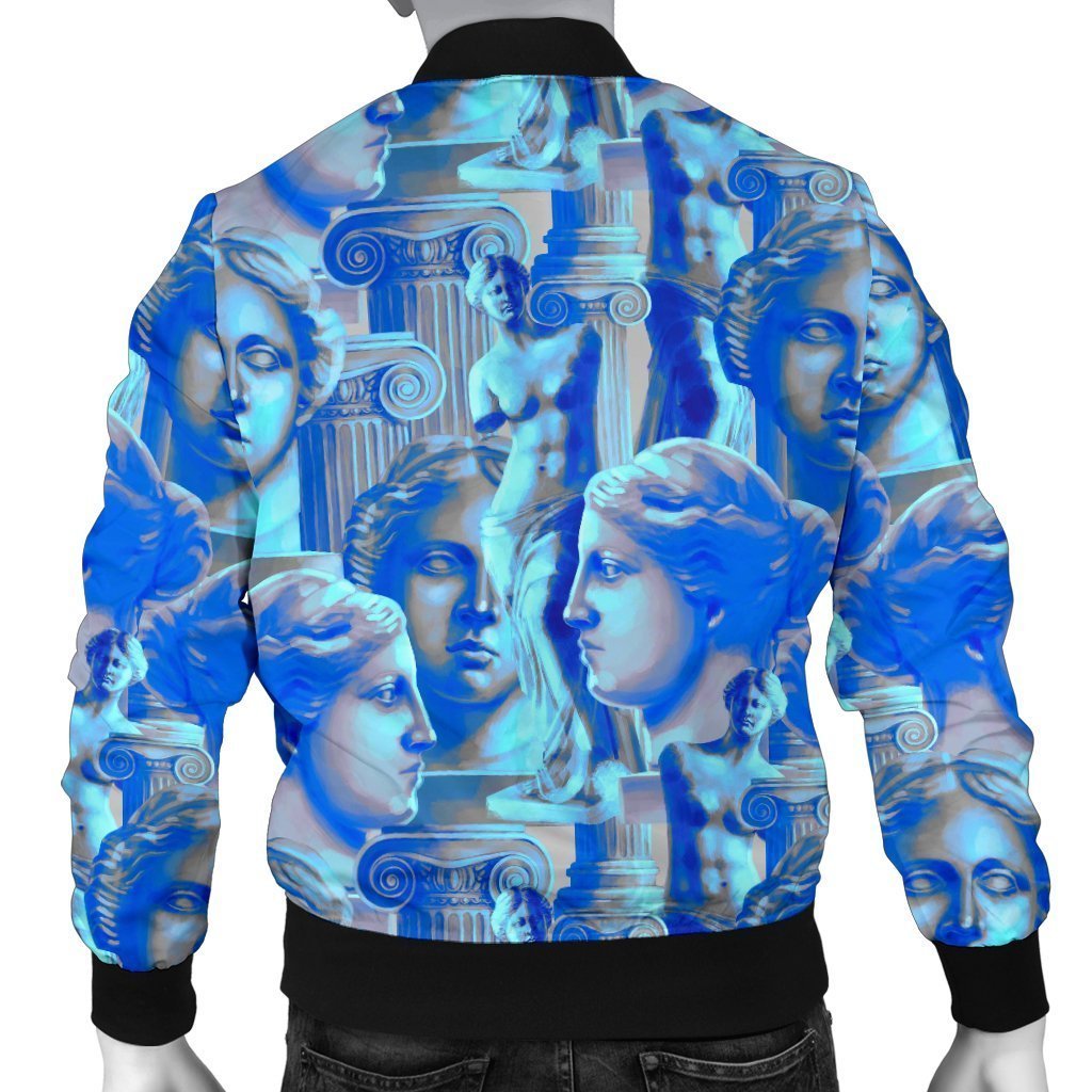 Venus Pattern Print Men's Bomber Jacket-grizzshop