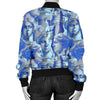 Venus Pattern Print Women Casual Bomber Jacket-grizzshop