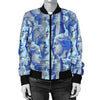 Venus Pattern Print Women Casual Bomber Jacket-grizzshop