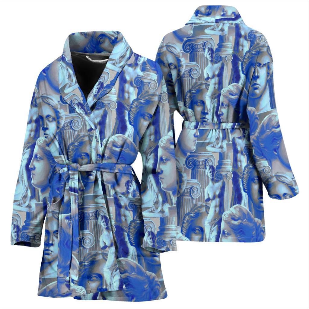 Venus Pattern Print Women Long Robe-grizzshop