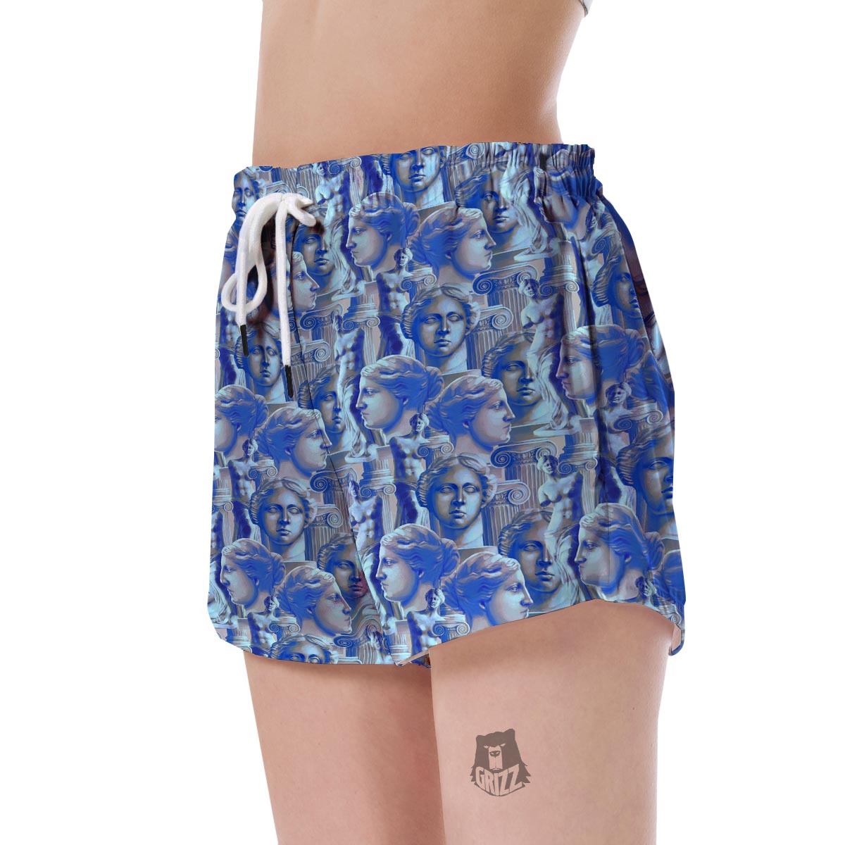 Venus Pattern Print Women's Shorts-grizzshop