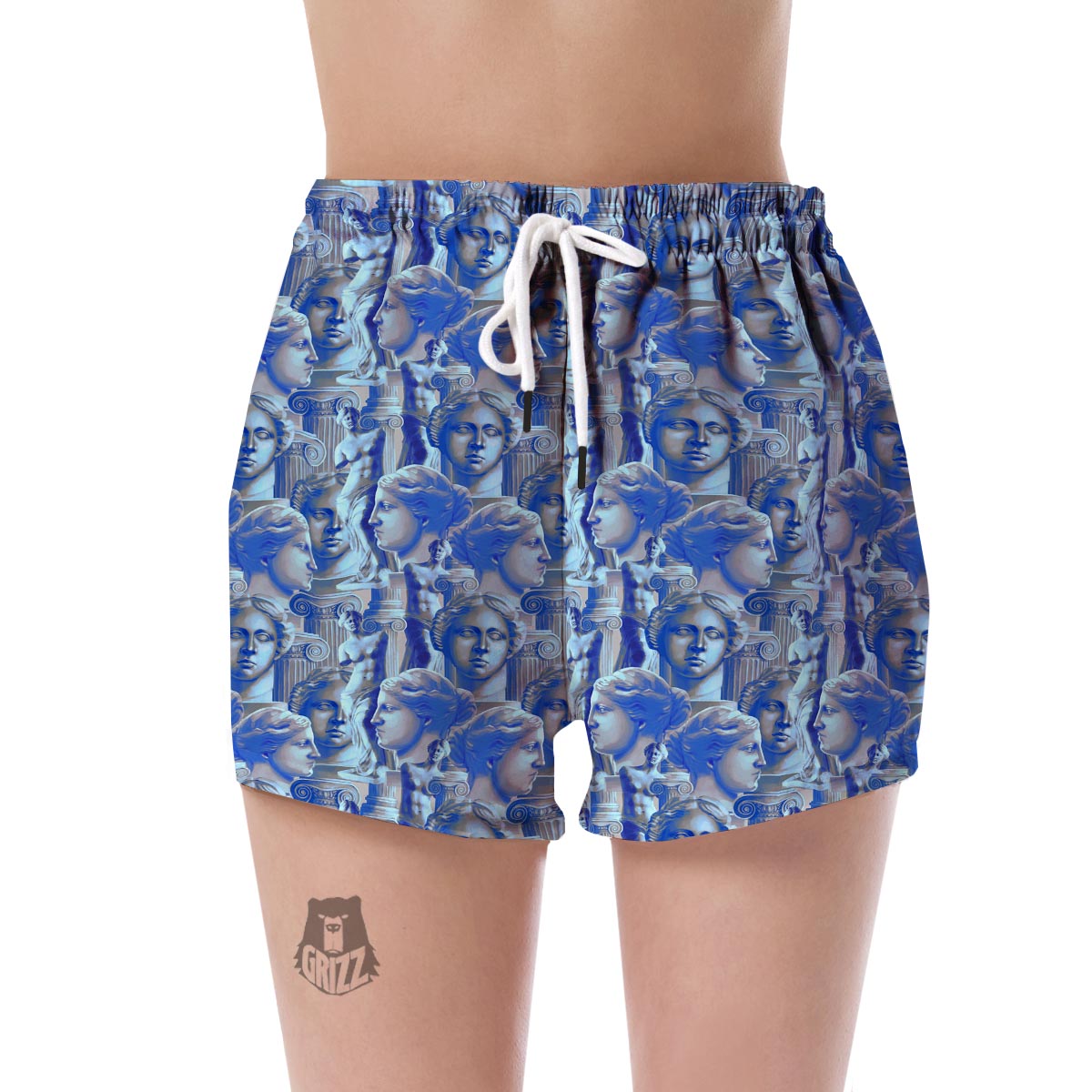 Venus Pattern Print Women's Shorts-grizzshop