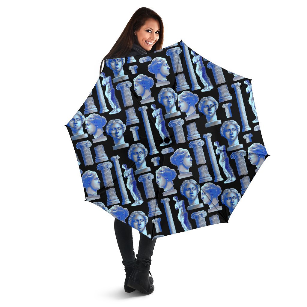 Venus Print Pattern Automatic Foldable Umbrella-grizzshop