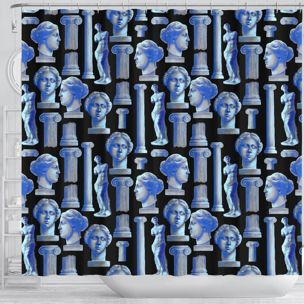 Venus Print Pattern Bathroom Shower Curtain-grizzshop