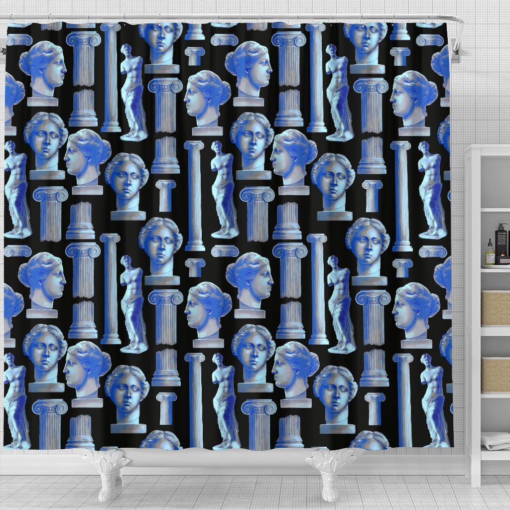 Venus Print Pattern Bathroom Shower Curtain-grizzshop