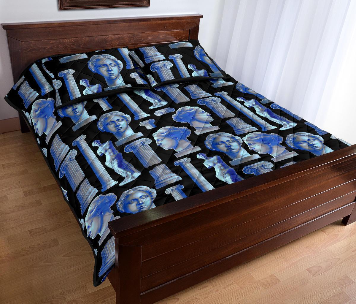 Venus Print Pattern Bed Set Quilt-grizzshop