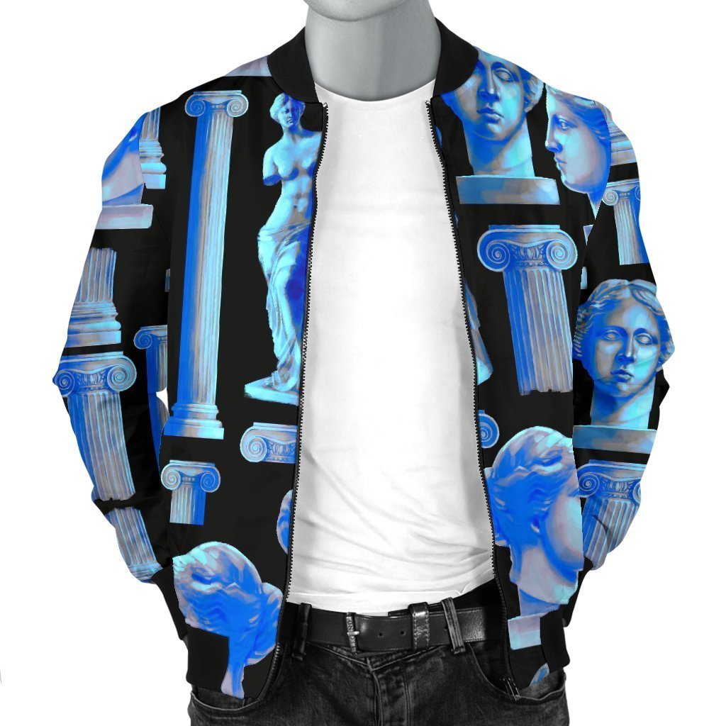 Venus Print Pattern Men's Bomber Jacket-grizzshop