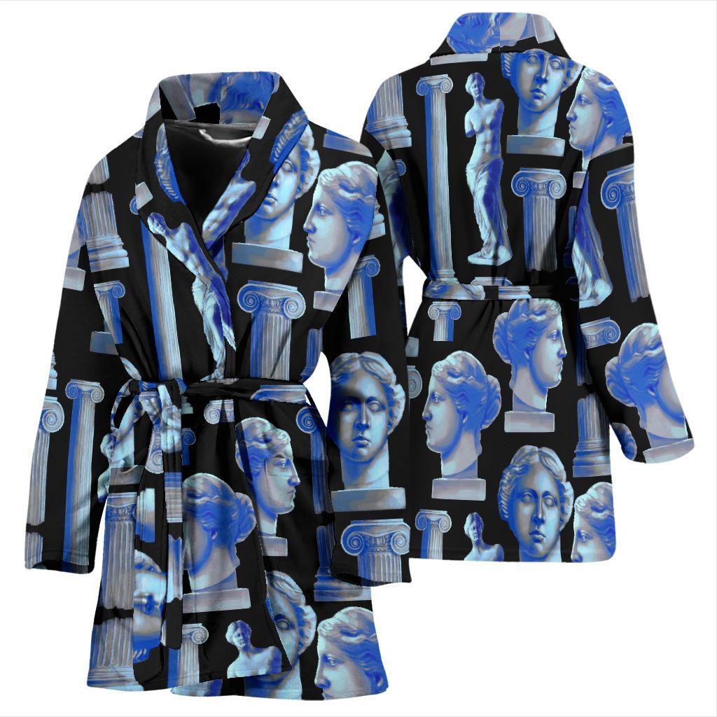 Venus Print Pattern Women Long Robe-grizzshop