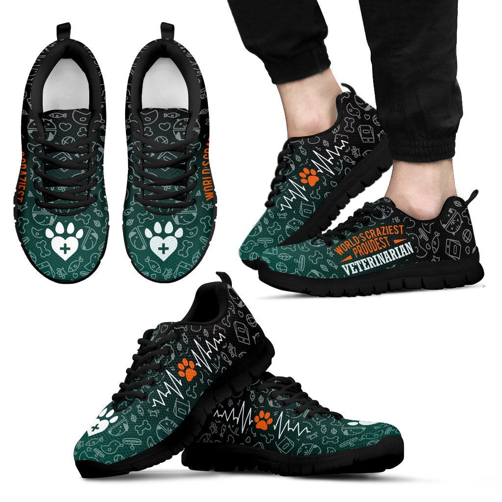 Vet Tech Black Sneakers for Men-grizzshop
