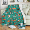 Veterianary Animal Pattern Print Blanket-grizzshop