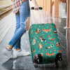 Veterianary Animal Pattern Print Luggage Cover Protector-grizzshop