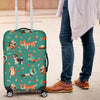 Veterianary Animal Pattern Print Luggage Cover Protector-grizzshop