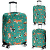 Veterianary Animal Pattern Print Luggage Cover Protector-grizzshop