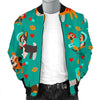 Veterianary Animal Pattern Print Men's Bomber Jacket-grizzshop