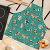 Veterianary Animal Pattern Print Women's Apron-grizzshop