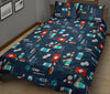Veterianary Pattern Print Bed Set Quilt-grizzshop