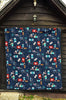Veterianary Pattern Print Quilt-grizzshop