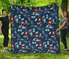 Veterianary Pattern Print Quilt-grizzshop