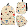 Veterianary Print Pattern Backpack-grizzshop