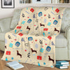 Veterianary Print Pattern Blanket-grizzshop