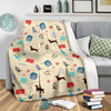 Veterianary Print Pattern Blanket-grizzshop