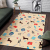 Veterianary Print Pattern Floor Mat-grizzshop