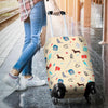 Veterianary Print Pattern Luggage Cover Protector-grizzshop