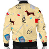 Veterianary Print Pattern Men's Bomber Jacket-grizzshop