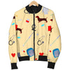 Veterianary Print Pattern Men's Bomber Jacket-grizzshop