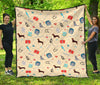 Veterianary Print Pattern Quilt-grizzshop
