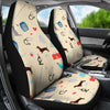 Veterianary Print Pattern Universal Fit Car Seat Covers-grizzshop