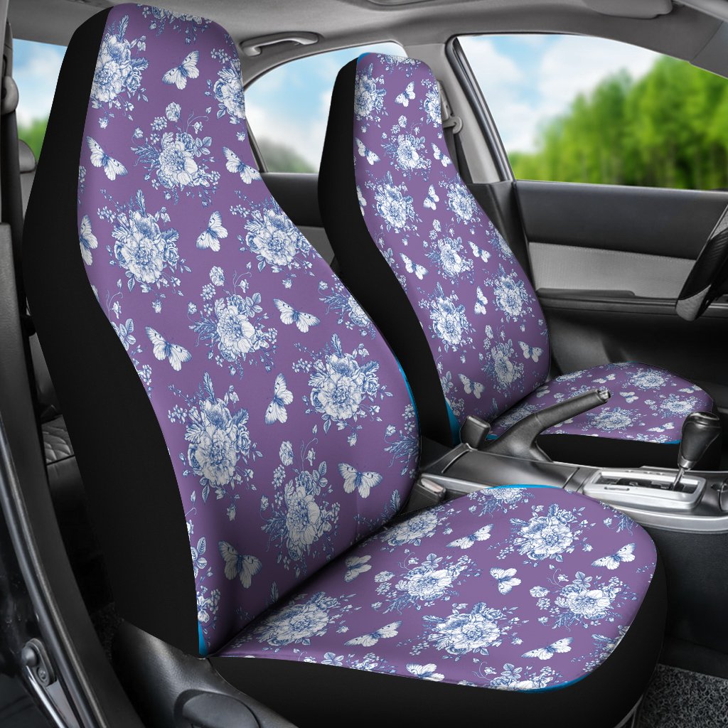 Victorian Purple Car Seat Covers-grizzshop