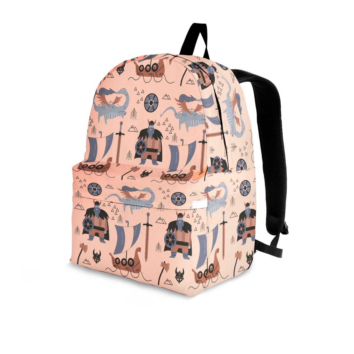 Viking Cartoon Norse Backpack-grizzshop