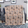 Viking Cartoon Norse Blanket-grizzshop