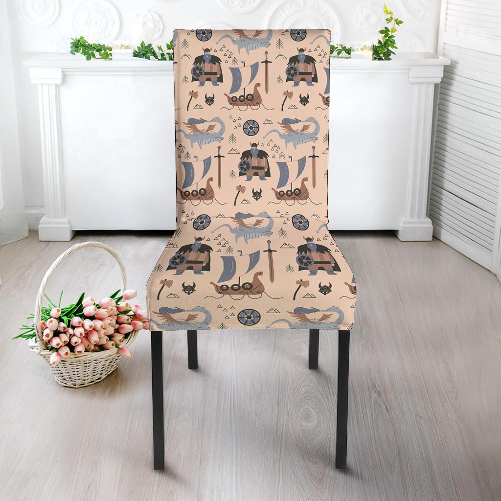 Viking Cartoon Norse Chair Cover-grizzshop