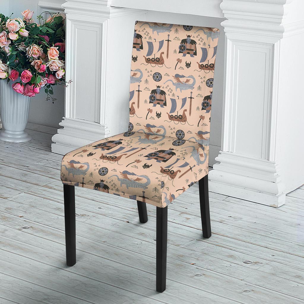 Viking Cartoon Norse Chair Cover-grizzshop