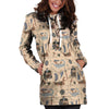 Viking Cartoon Norse Hoodie Dress-grizzshop