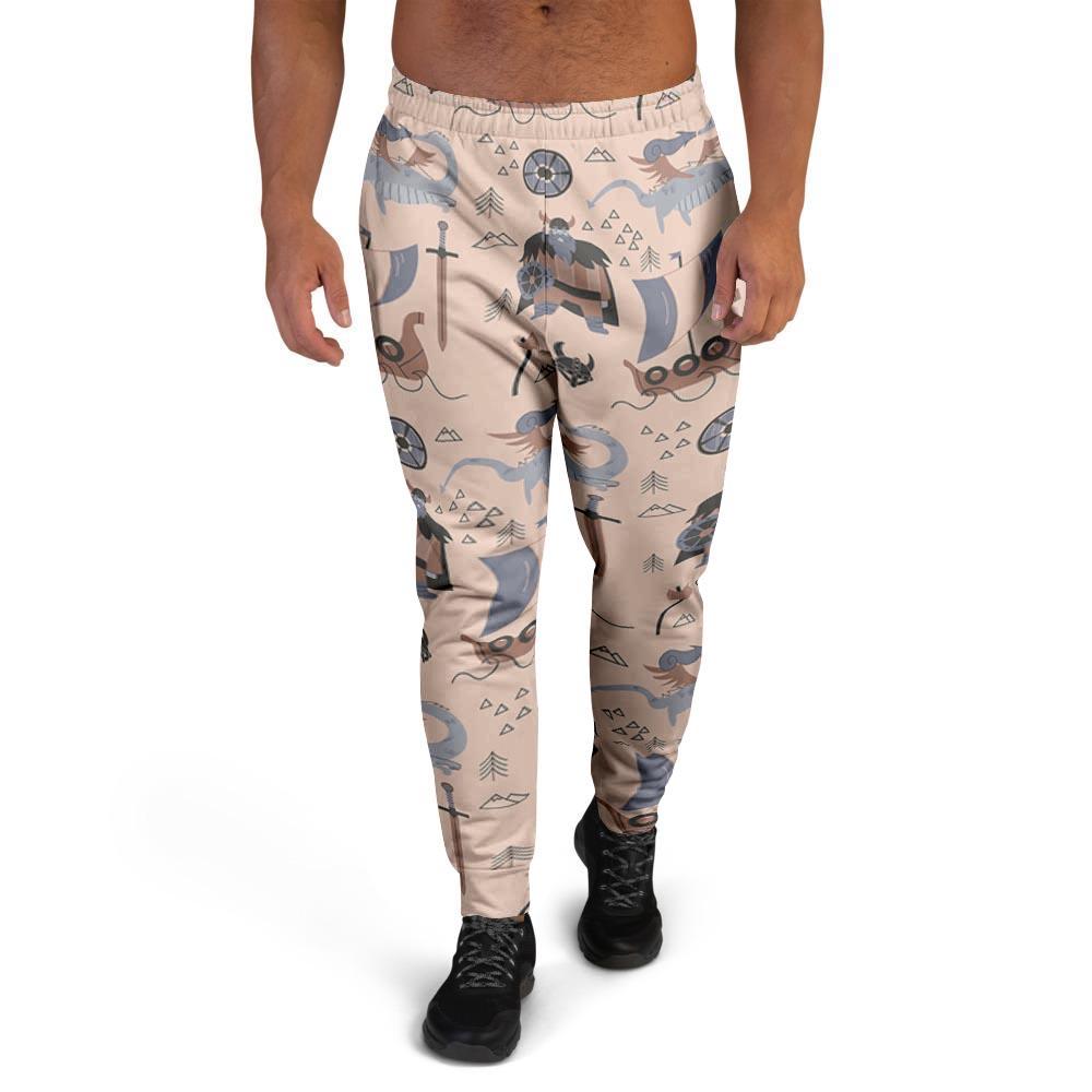 Viking Cartoon Norse Men's Joggers-grizzshop