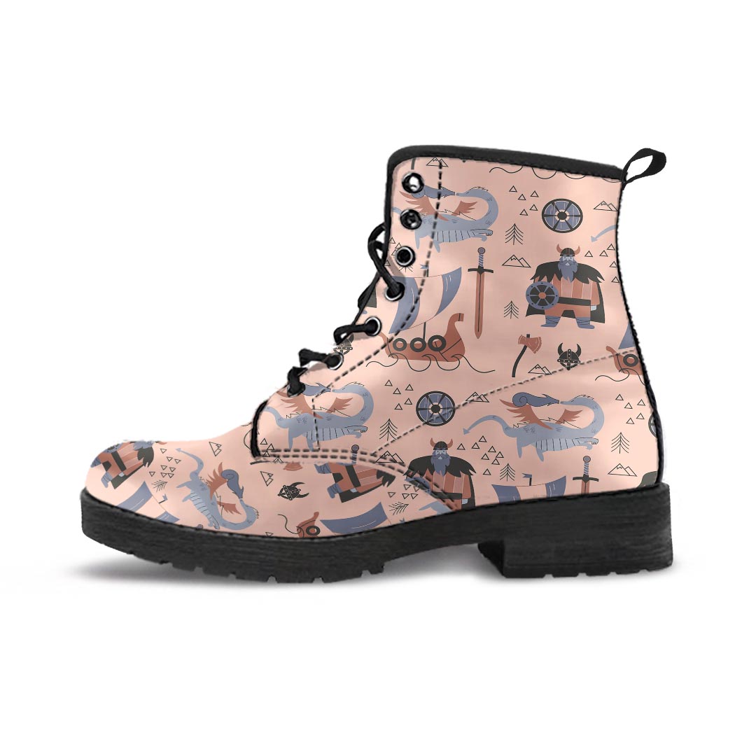 Viking Cartoon Norse Women's Boots-grizzshop