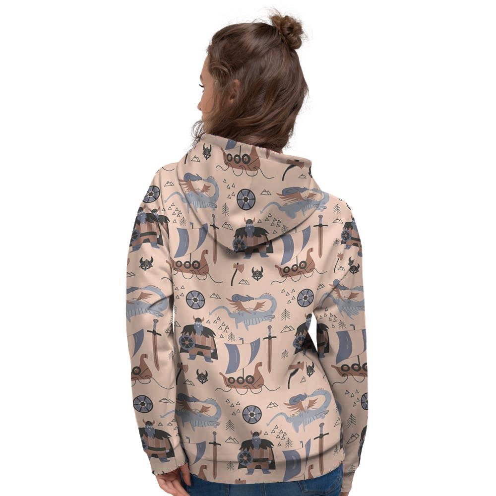 Viking Cartoon Norse Women's Hoodie-grizzshop