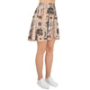 Viking Cartoon Norse Women's Skirt-grizzshop